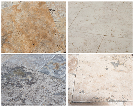 Magazin Travertin Terrassenplatten