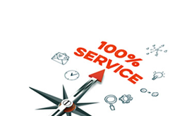 Symbolbild für Service 100%