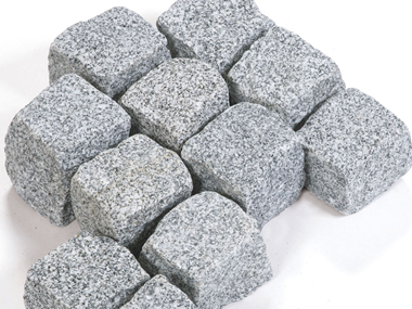 Pflastersteine Granit Silver Rustica 9x9x9cm