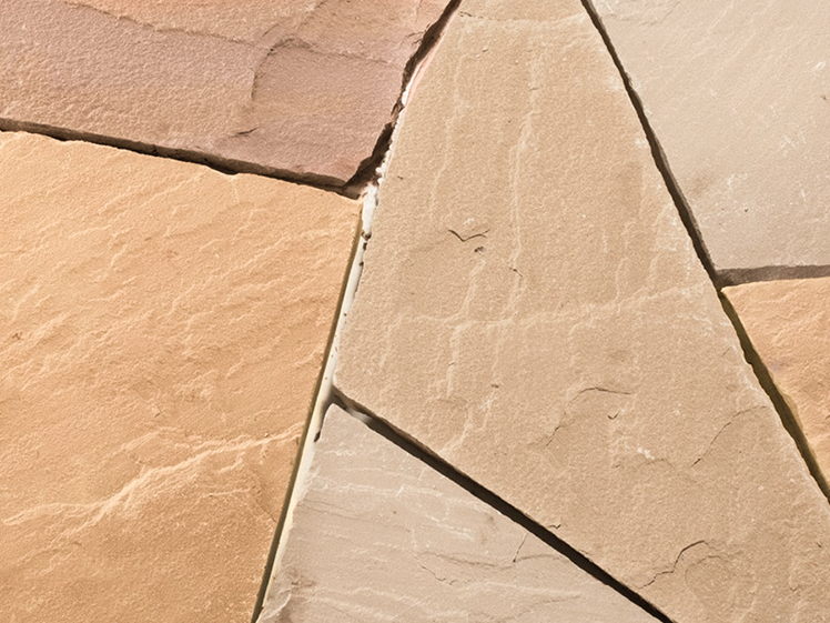 Terrassenplatten Sandstein India Gelb kaufen bei HETA
