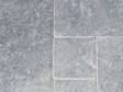 Nahaufnahme von grauen Marmorplatten Afyon Grey