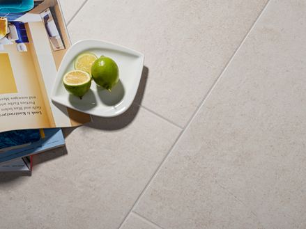 Steinoptik-Fliesen Sevilla Cream mit Limette