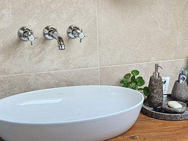 Gelerie1FSZ Alpine Beige Waschtisch