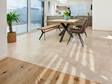 Essbereich mit Travertinfliesen Ivory Classic