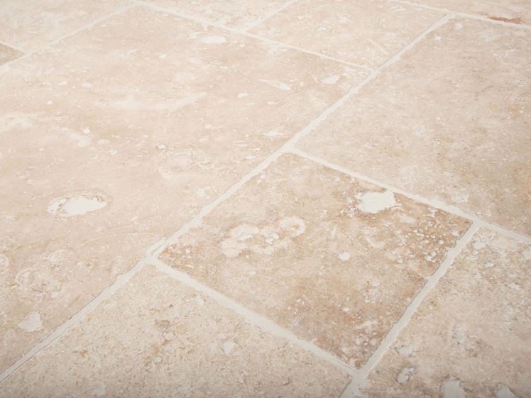 Travertinfliesen Light Commercial Stonenaturelle