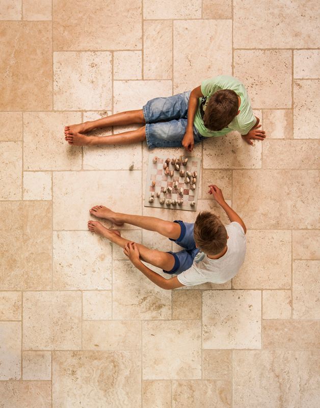 Fliesen Travertin Classic Country Flur