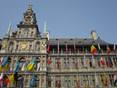 Rathaus in Antwerpen mit Fassade aus Oberkirchener Sandstein