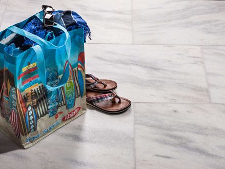 Marmor-Fliesen Calacatta mit Dekoration