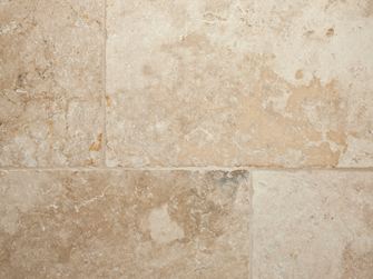 Travertin-Fliesen Rustic Frontalaufnahme, unverspachtelt
