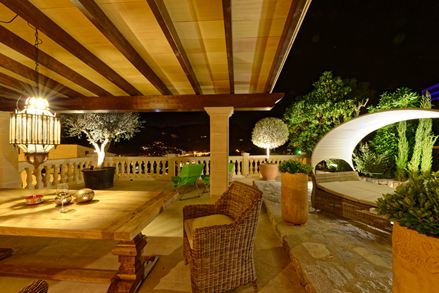 Nächtliche Impressionen auf der Terrasse