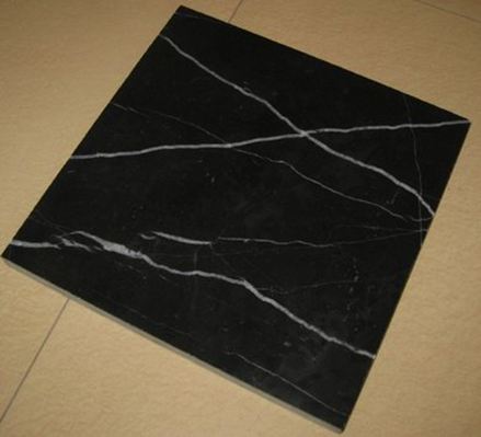 Marmor-Platte poliert Marble Nero Marquina