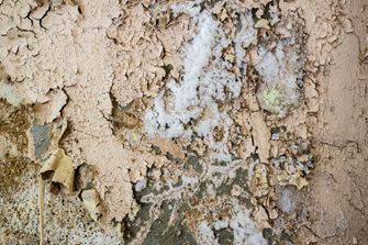 Naturstein mit Ausblühungen