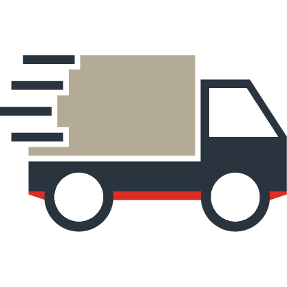 Icon mit kleinem Lieferwagen