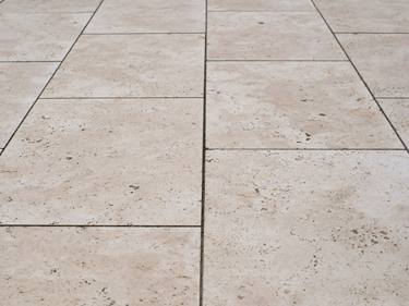 Travertinplatte Medium Line Stonenaturelle Natursteinboden