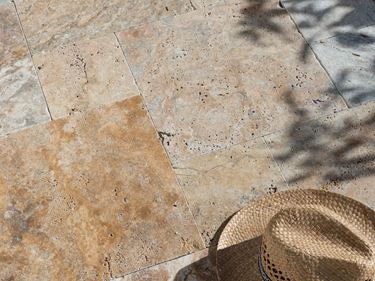 Travertinplatte Scabas Stonenaturelle Steinboden