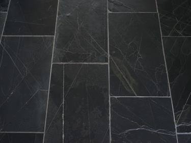 Schieferfliese Black Rustic Stonenaturelle Natursteinboden