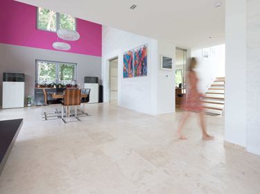 Travertinfliese Classic Light Stonenaturelle Natursteinboden