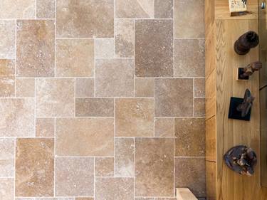 Travertinfliese Noce Stonenaturelle Traumhafte Natursteine